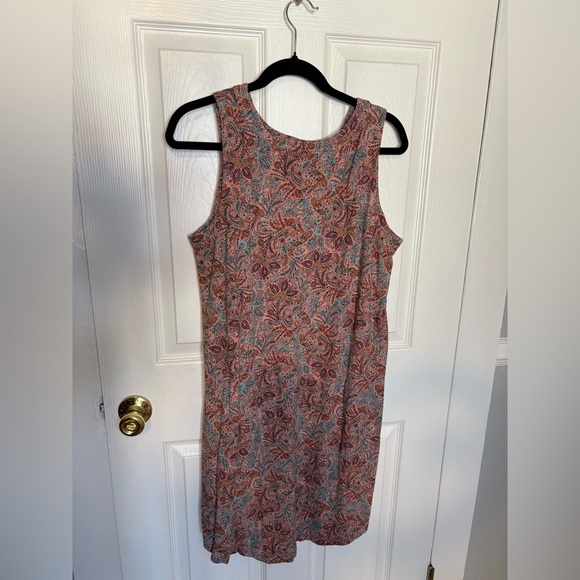 J. Jill Paisley Sleeveless Dress | Size Medium | Effortless Everyday Style - Picture 5 of 9